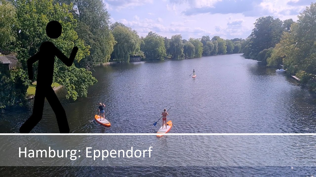 Der Geher in Hamburg: Eppendorf