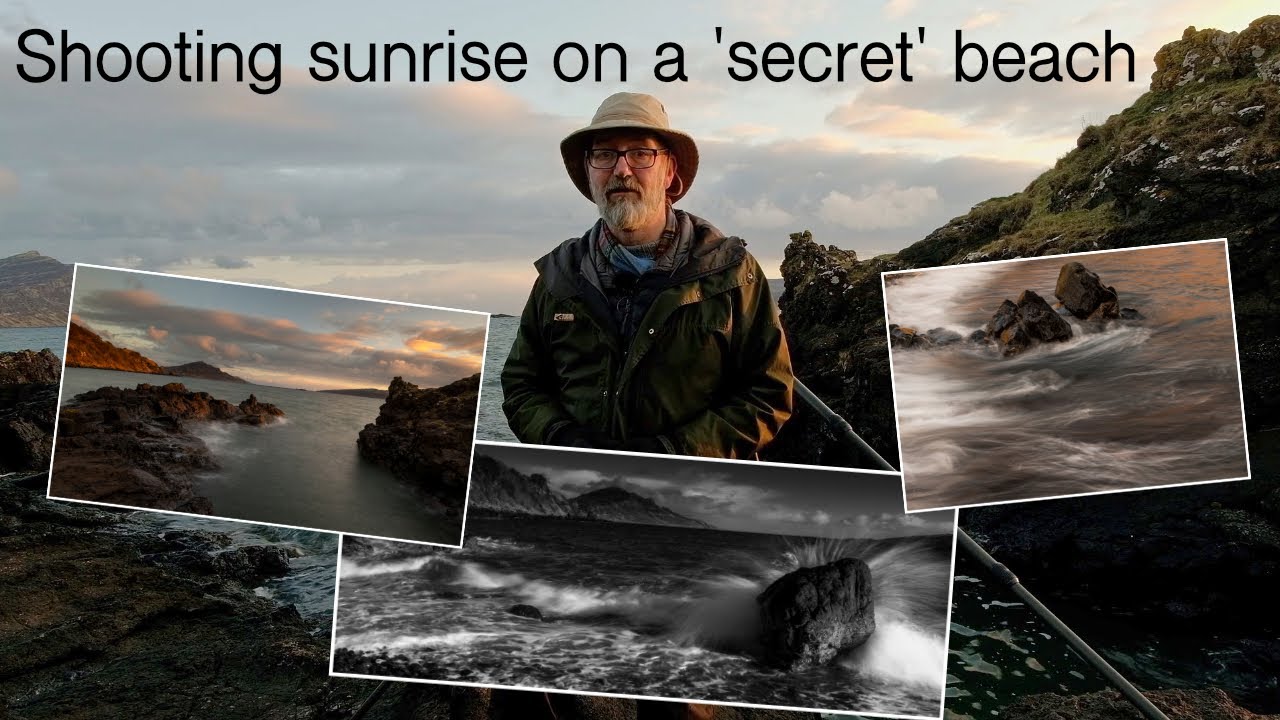 A sunrise landscape shoot at a 'secret' beach on the Isle of Skye