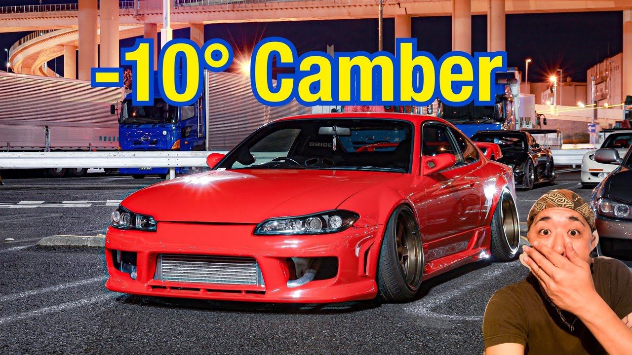 Driving a Stanced Nissan Silvia S15 with 10 degree camber!