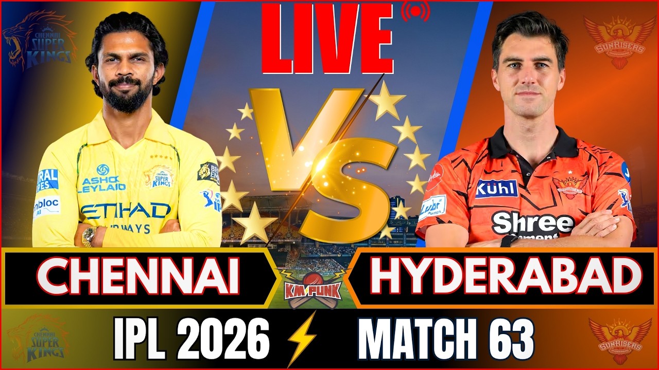 🔴IPL Live : CSK vs SRH, IPL 2026 | Live Cricket Match | Chennai vs Hyderabad, LIVE IPL Match Today
