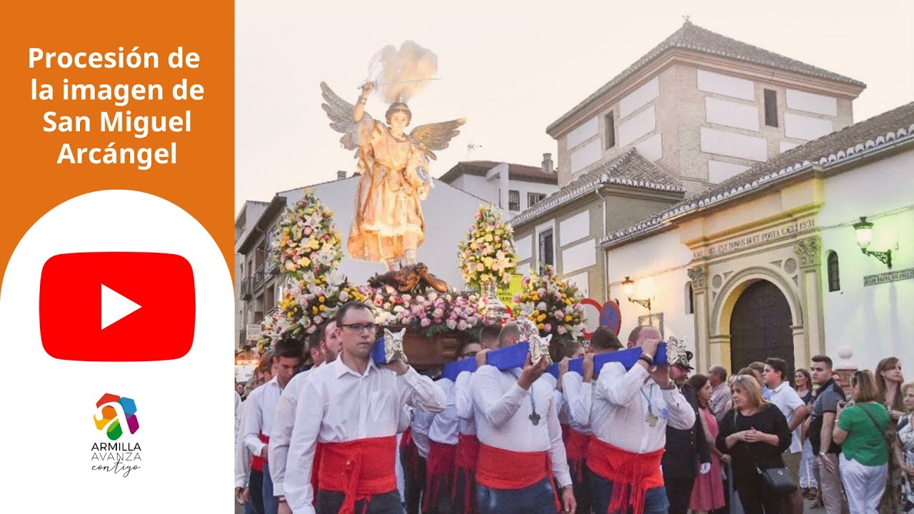 Procesión de la imagen de San Miguel Arcángel