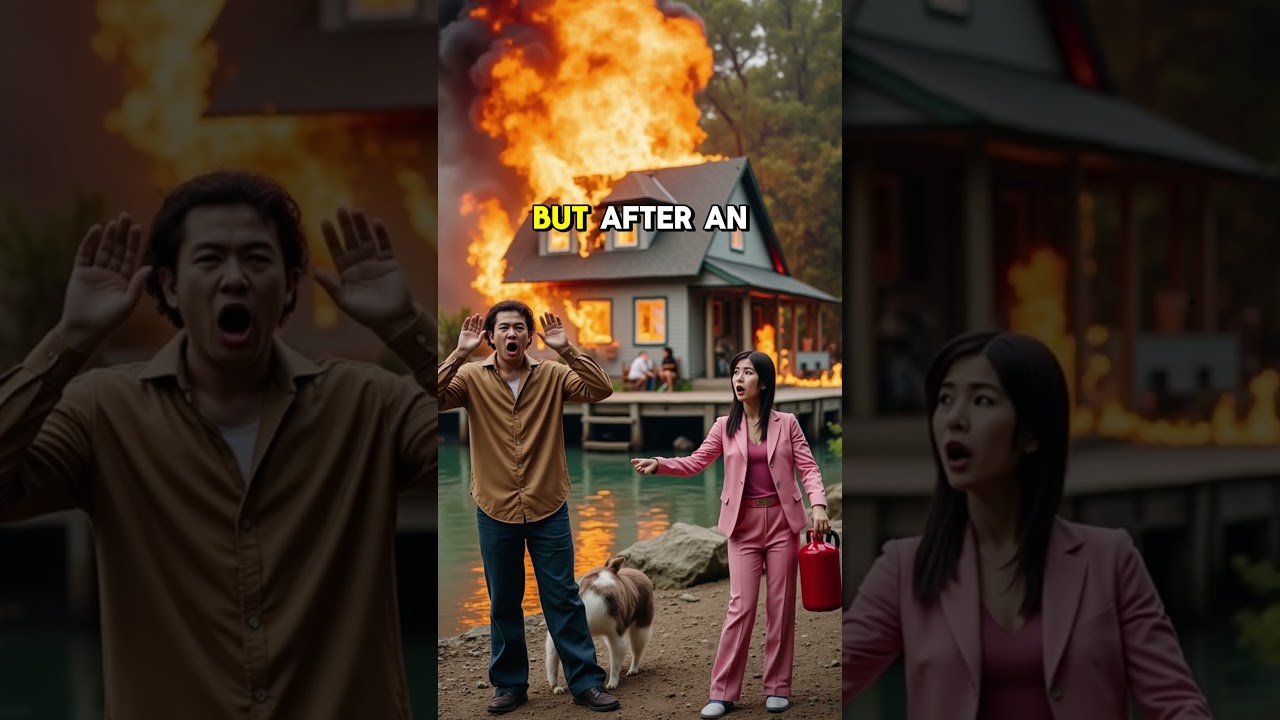 HOA President Burned My Cabin &mdash; The Unexpected Aftermath! #hoakaren #hoa #shorts #trending