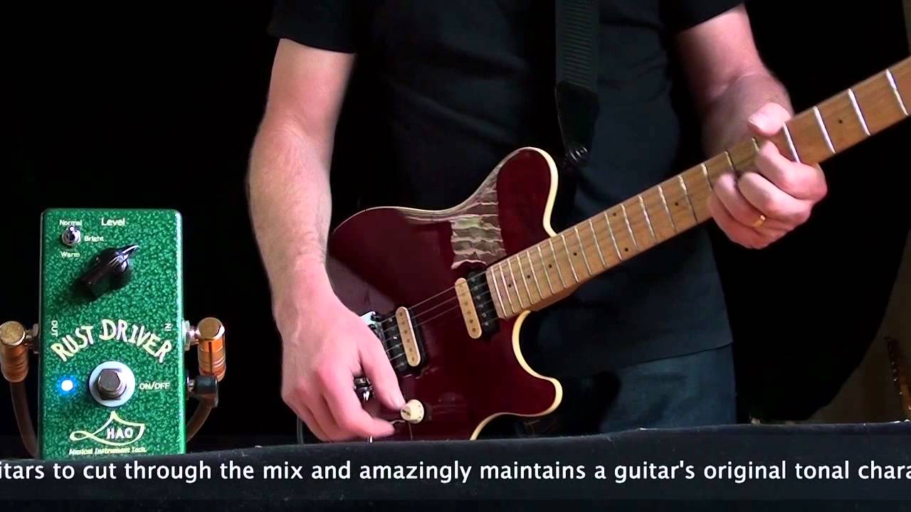 HAO: RUST DRIVER distortion. Tele and Axis to HIWATT SA212 Custom 50