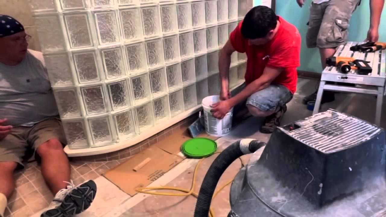 How to Grout a Glass Block Wall Using Urethane Grout