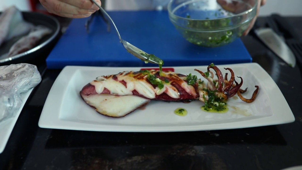 Calamar a la plancha