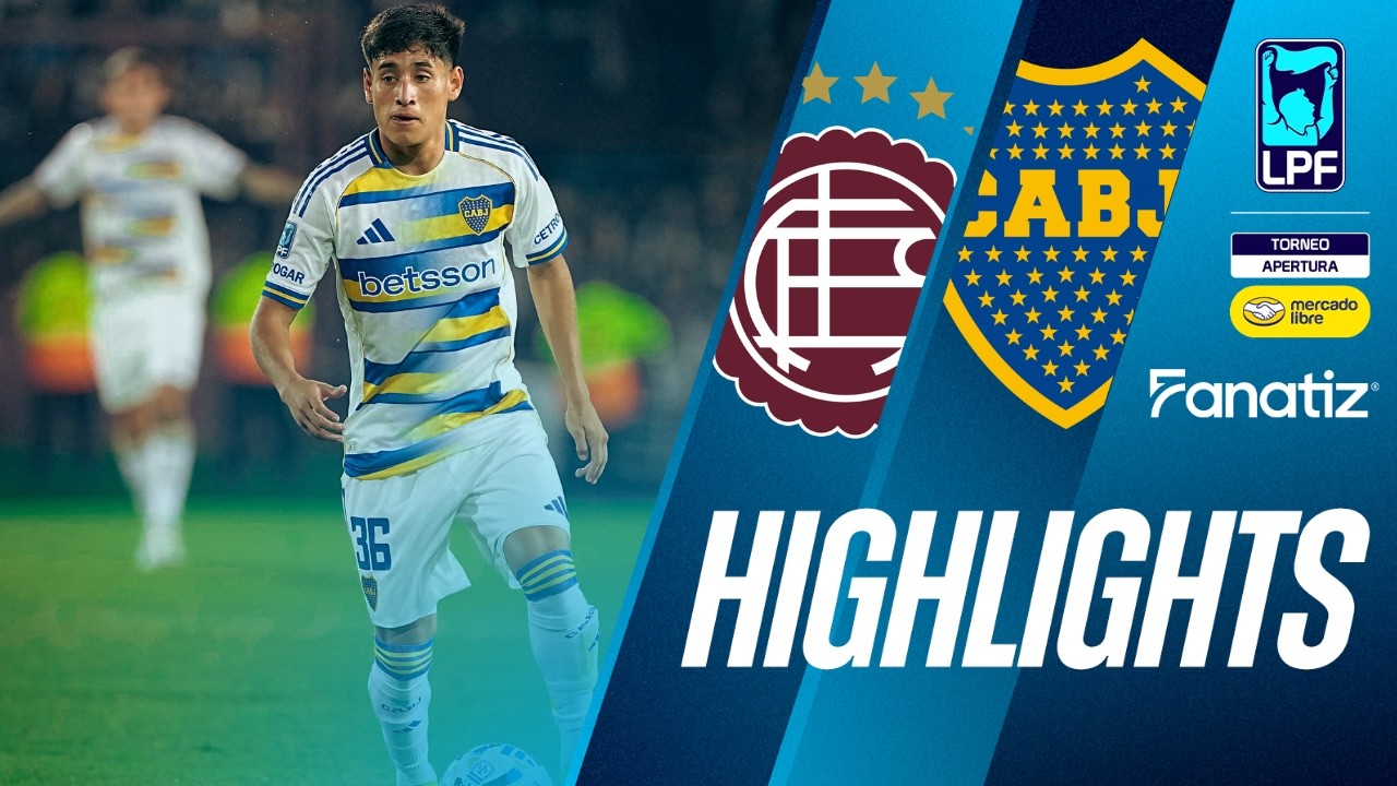 Lanus 0 vs. 3 Boca Juniors - Game Highlights | #TorneoApertura2026