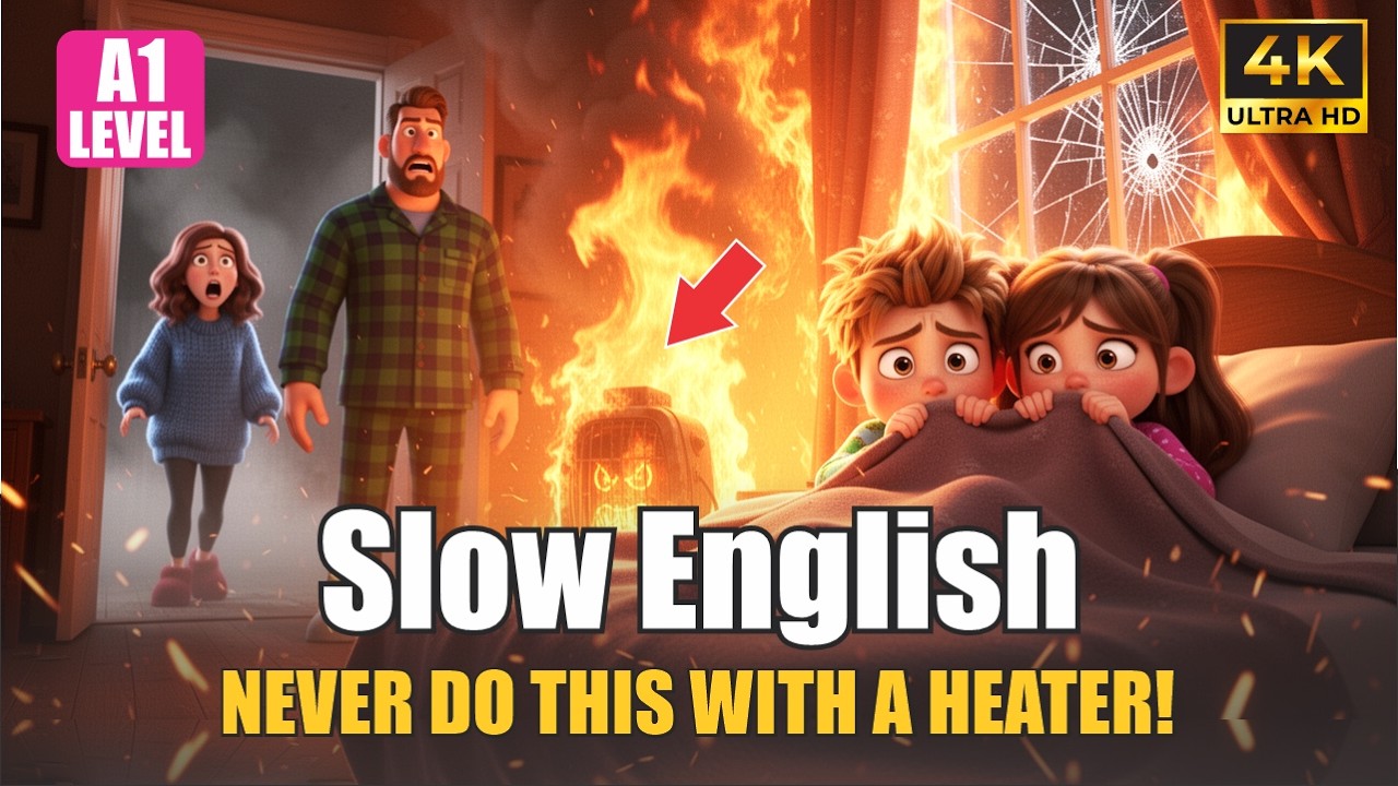 NEVER DO THIS! The Fatal Heater Mistake | Easy English Listening for Beginners (A1 Level)