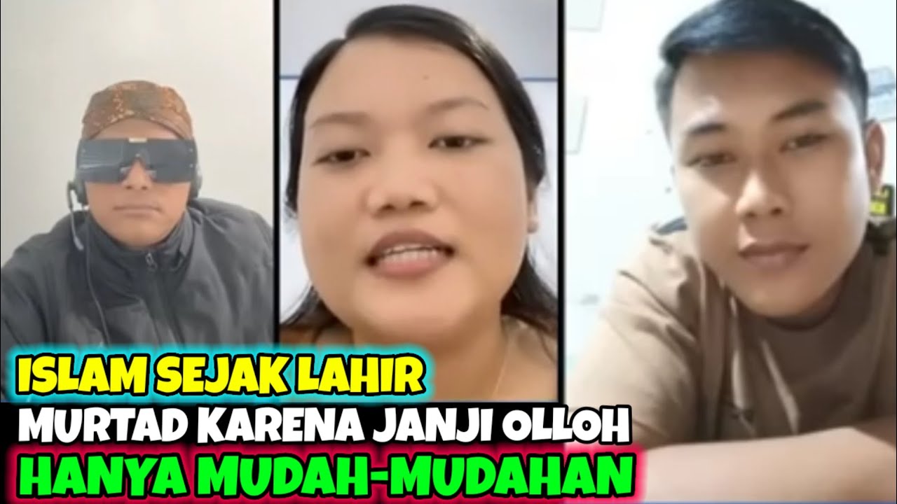 Murtad Lagi, Karena Sadar Janji Alloh Cuma Mudah-Mudahan‼️