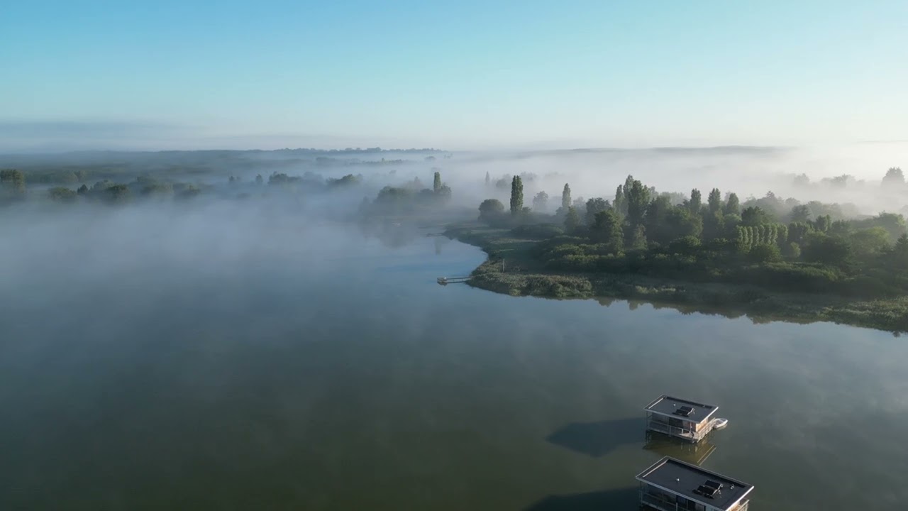 Vol en drone au Lac de Rhodes - Étang du Stock - Moselle