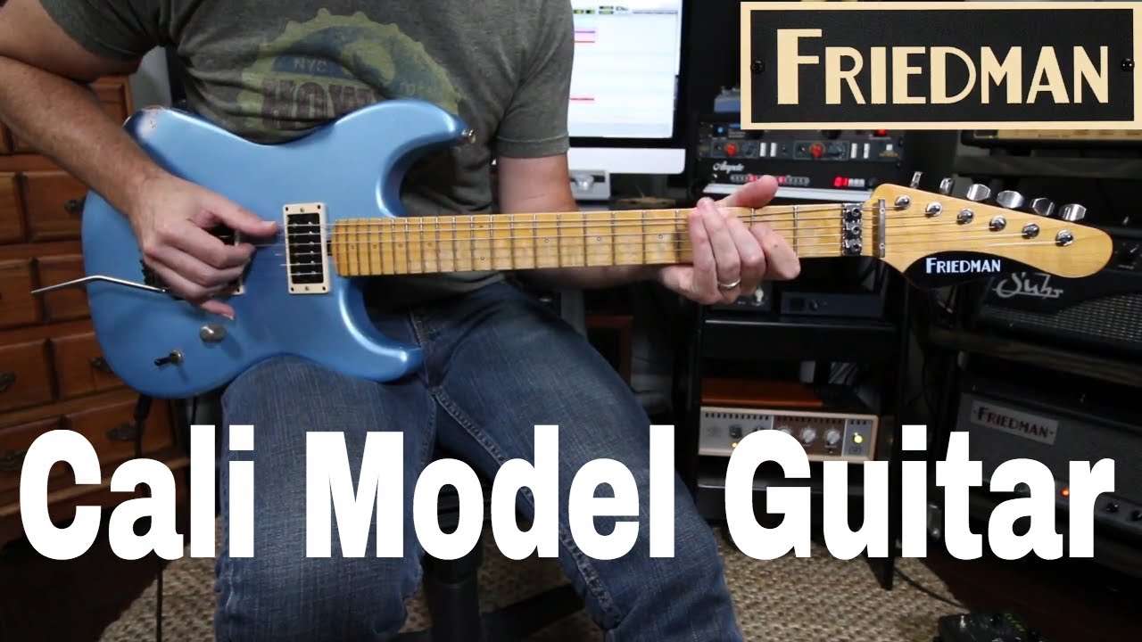 Friedman Cali Guitar demo video by Shawn Tubbs