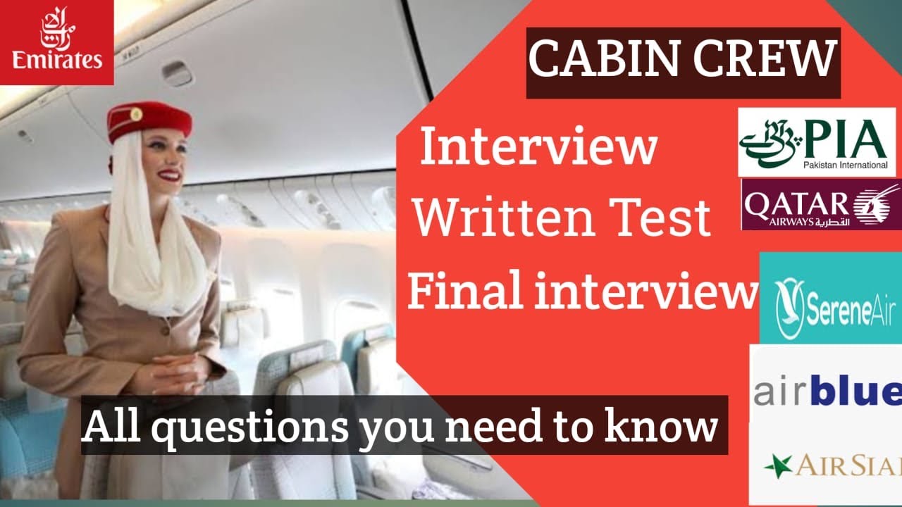 Cabin Crew Interview | Written Test,Final Interview,All questions you need to know