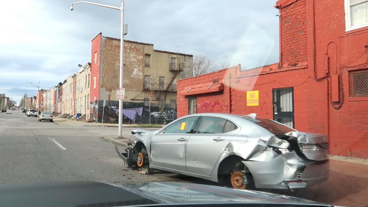 BALTIMORE'S DANGEROUS BACK STREETS AND HOODS