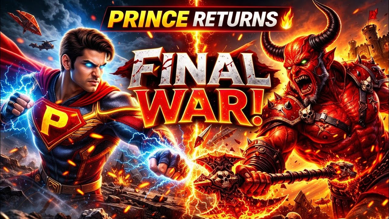 Prince return prince ne kiya kaal ka ant part 4 #indiansuperhero #trending  