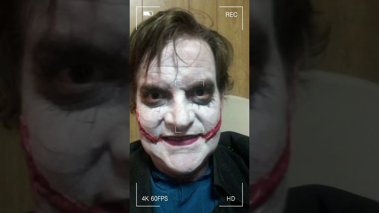 Joker makeup expressions test #horror  #joker #heathledger #heathledgerjoker #krylonmakeup