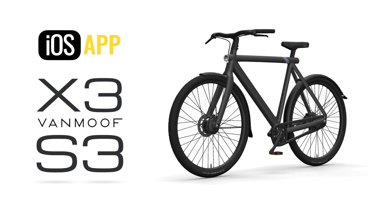 VanMoof S3/X3 iOS App - Track My Rides (with Subtitles) #VanMoof #iOS #TrackMyRides