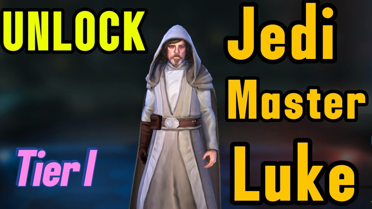 Galactic Legend Jedi Master Luke (JML) Journey – Tier 1 (3⭐) Play Through | SWGOH