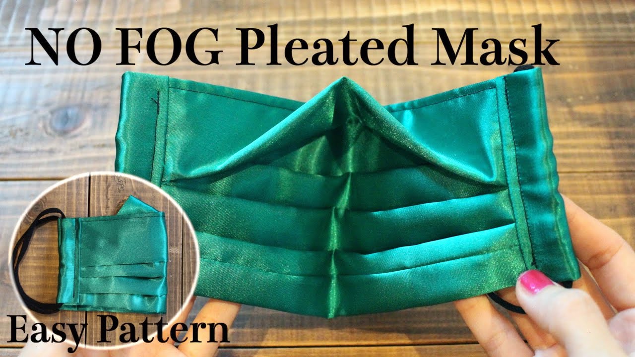 4-Layers - NO FOG ON GLASSES｜Pleated Face Mask Sewing Tutorial｜DIY Easy Pattern Mask