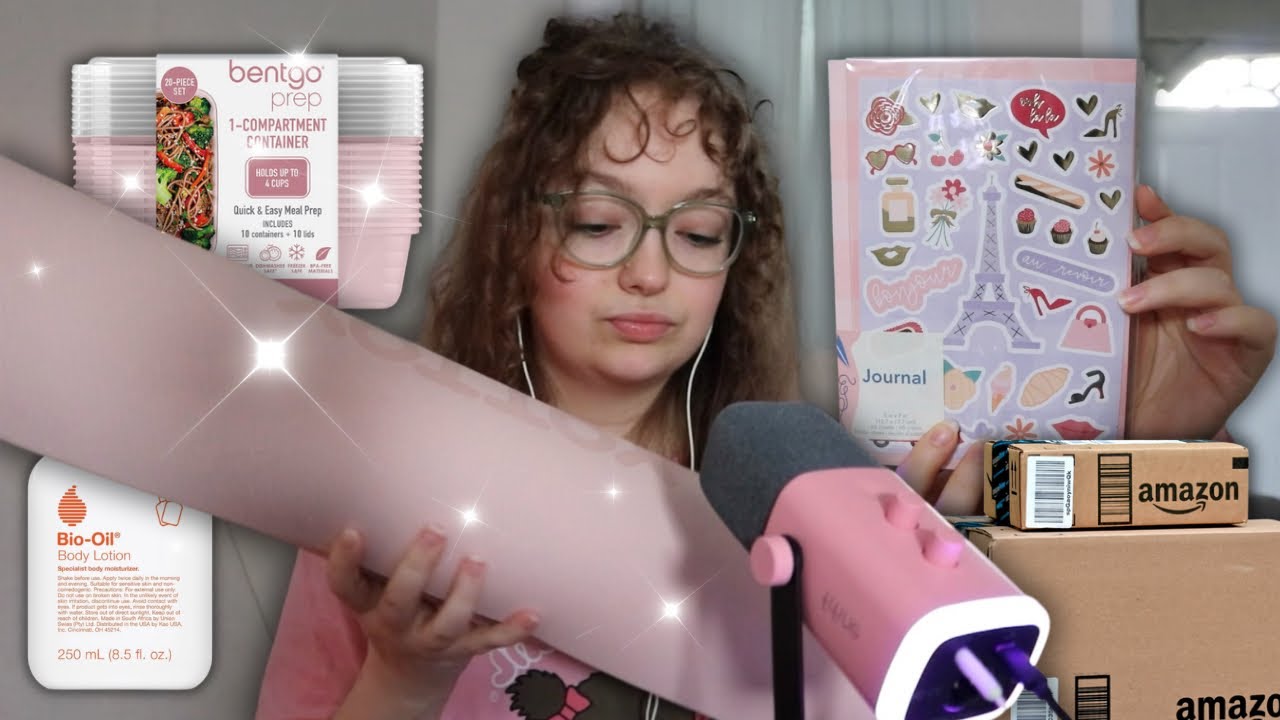 Doing ASMR on cute things part 9 (manifested Amazon & Dollar Store haul) 