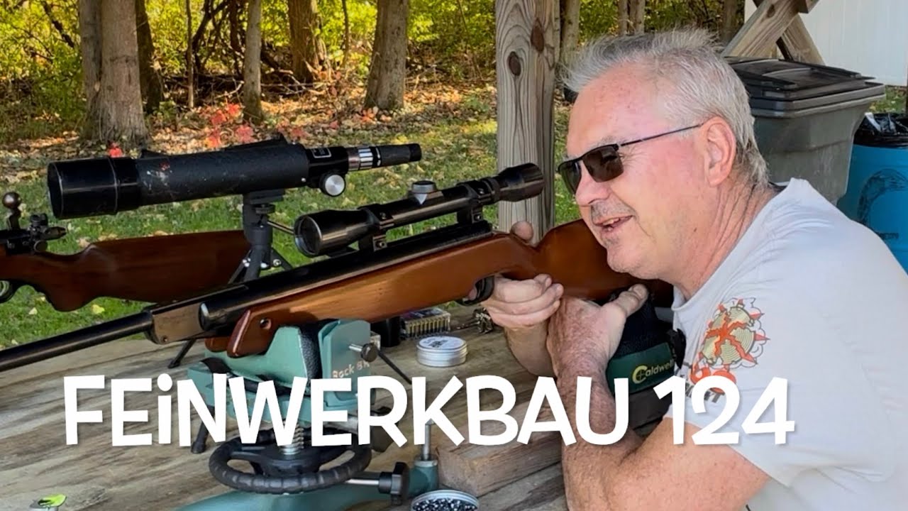 Играю на своей Feinwerkbau 124 прекрасным октябрьским днём