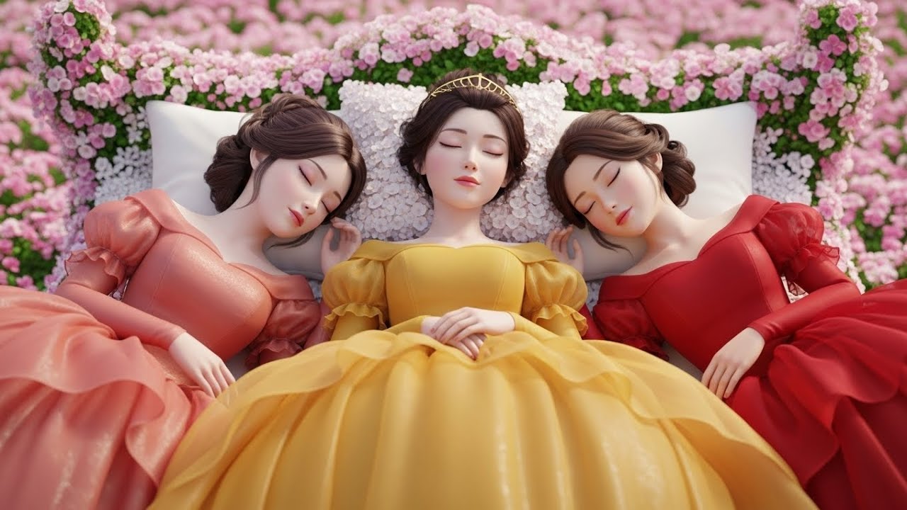 The Lucky Three Princess | English Fairy Tales Sleeping Princess
