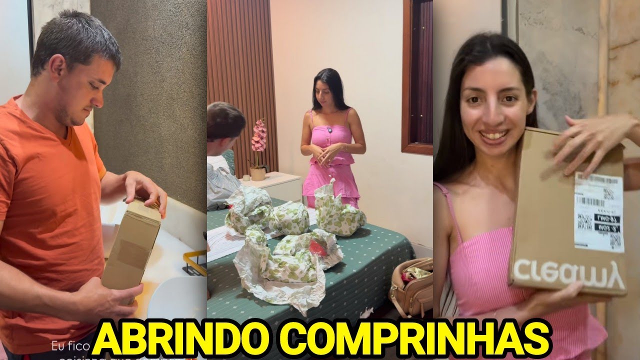 SARA KELLEN ABRE MUITAS COMPRINHAS QUE CHEGARAM E MOSTRA NOVIDADE NO BANHEIRO