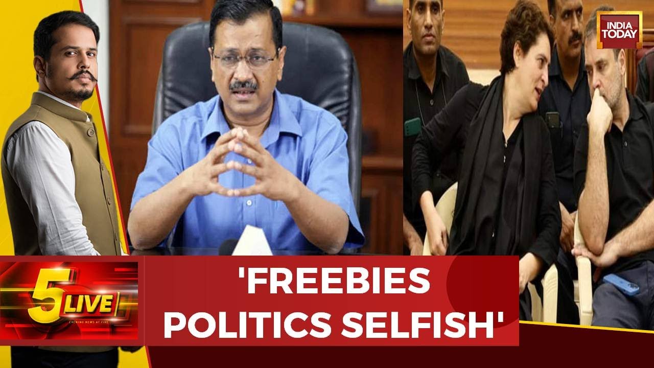 PM Modi's Double Attack On Kejriwal & Congress, Tears Into Opposition Over Freebies & Protests