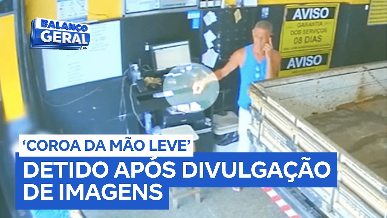 ‘Coroa da mão leve’: idoso que furta celulares é localizado pela polícia após divulgação de imagens