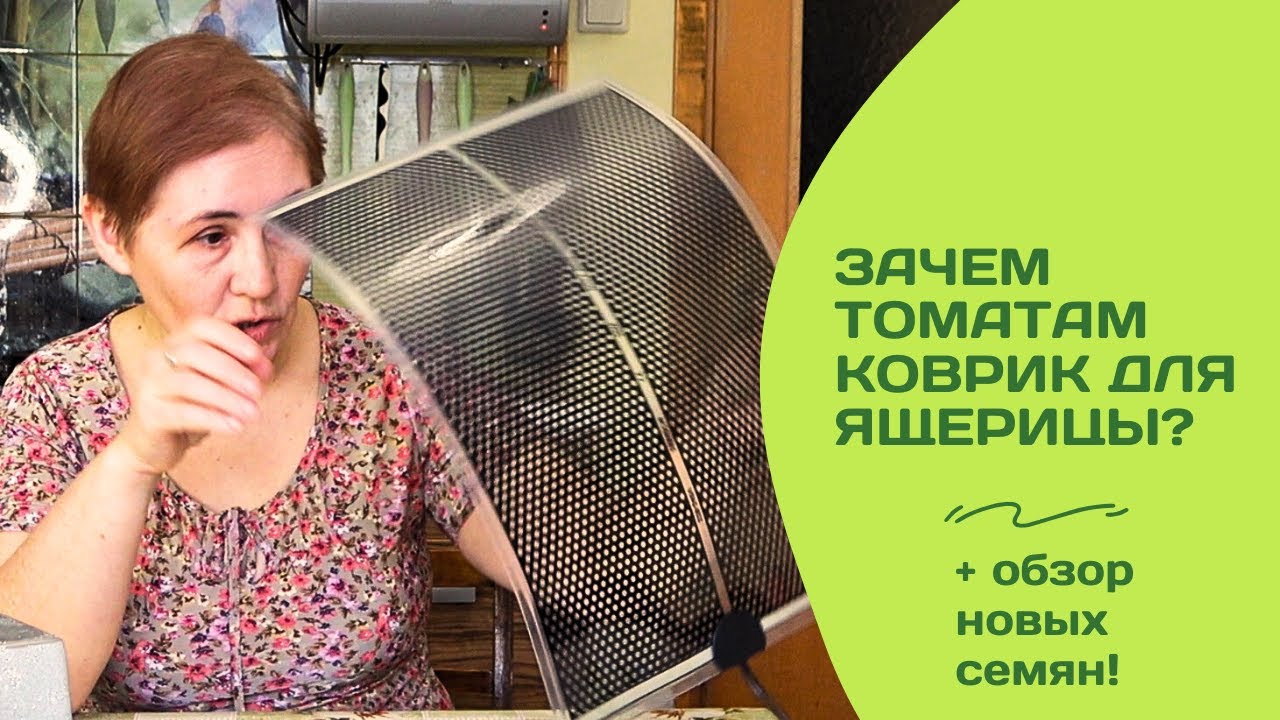 Семена, теплички и коврик для рептилий... но у меня тут овощи!