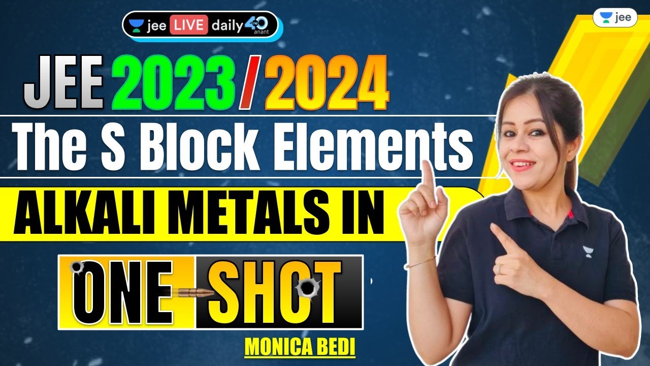 The S Block Elements L1 | Alkali Metals | One Shot | 