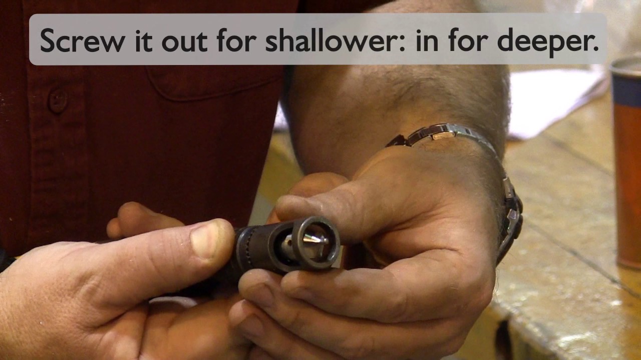 AVT 206 A&P Sheet Metal Class - P1 - Adjusting a Microstop Countersink