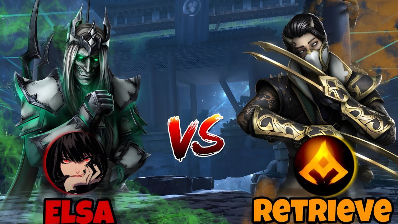 Elsa Gaming vs Retrieve Gaming 🔥 | Youtubers Battle 😎 | Shadow Fight 4 Arena #shadowfight4