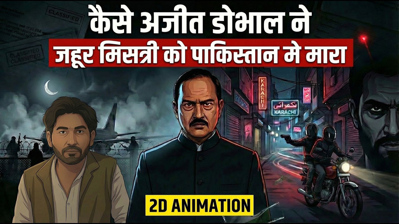 Kaise Ajit Doval ne Kandahar Hijacking ka Badla Liya | 2D Animation 