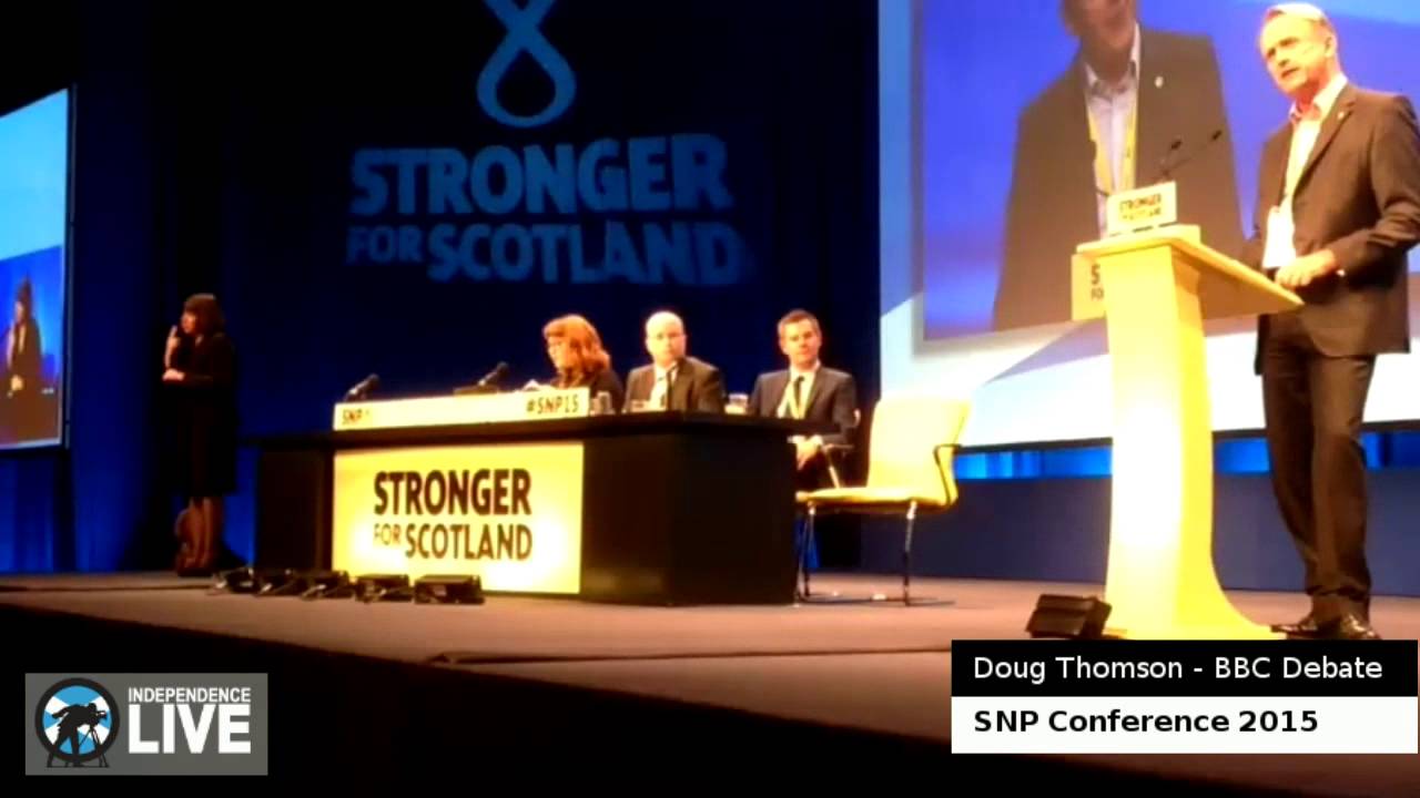 BBC charter review (FULL SPEECH): No Scottish representation says Doug Thomson at #SNP2015