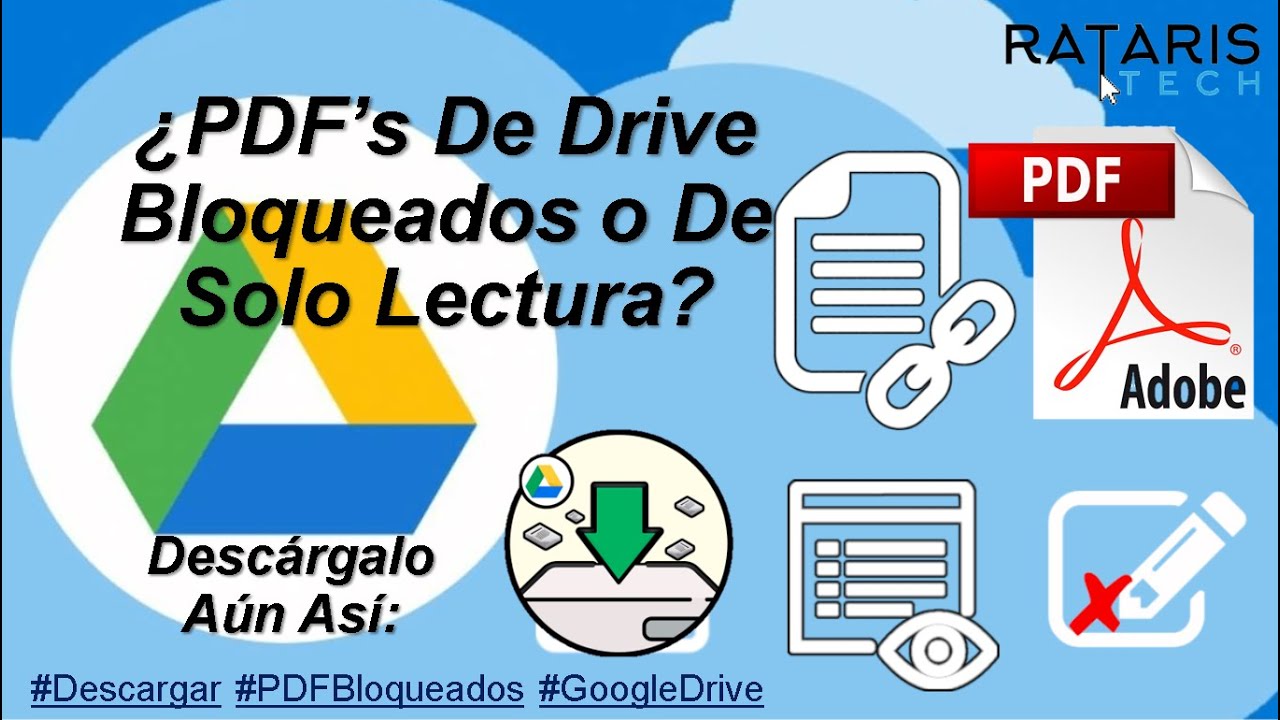 SOLUCIÓN DEFINITIVA a PDF De Drive Bloqueados o De Solo Lectura