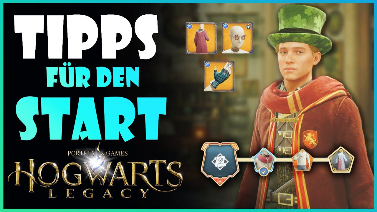 Was du in HOGWARTS LEGACY am Anfang beachten sollst - Tipps für den Start - Deutsch - Guide