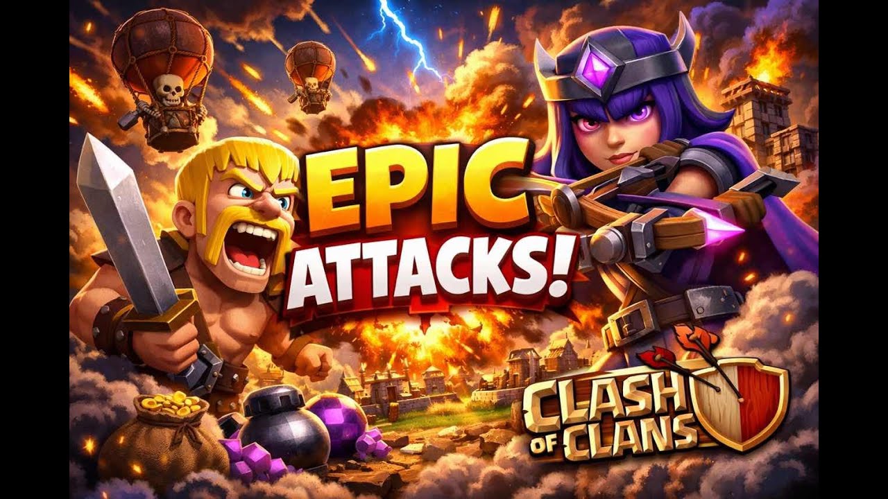 COC लाईव्ह – आज गाव उध्वस्त करणार! 100% 3 Star War! #भावकी #youtube #ClashOfClans