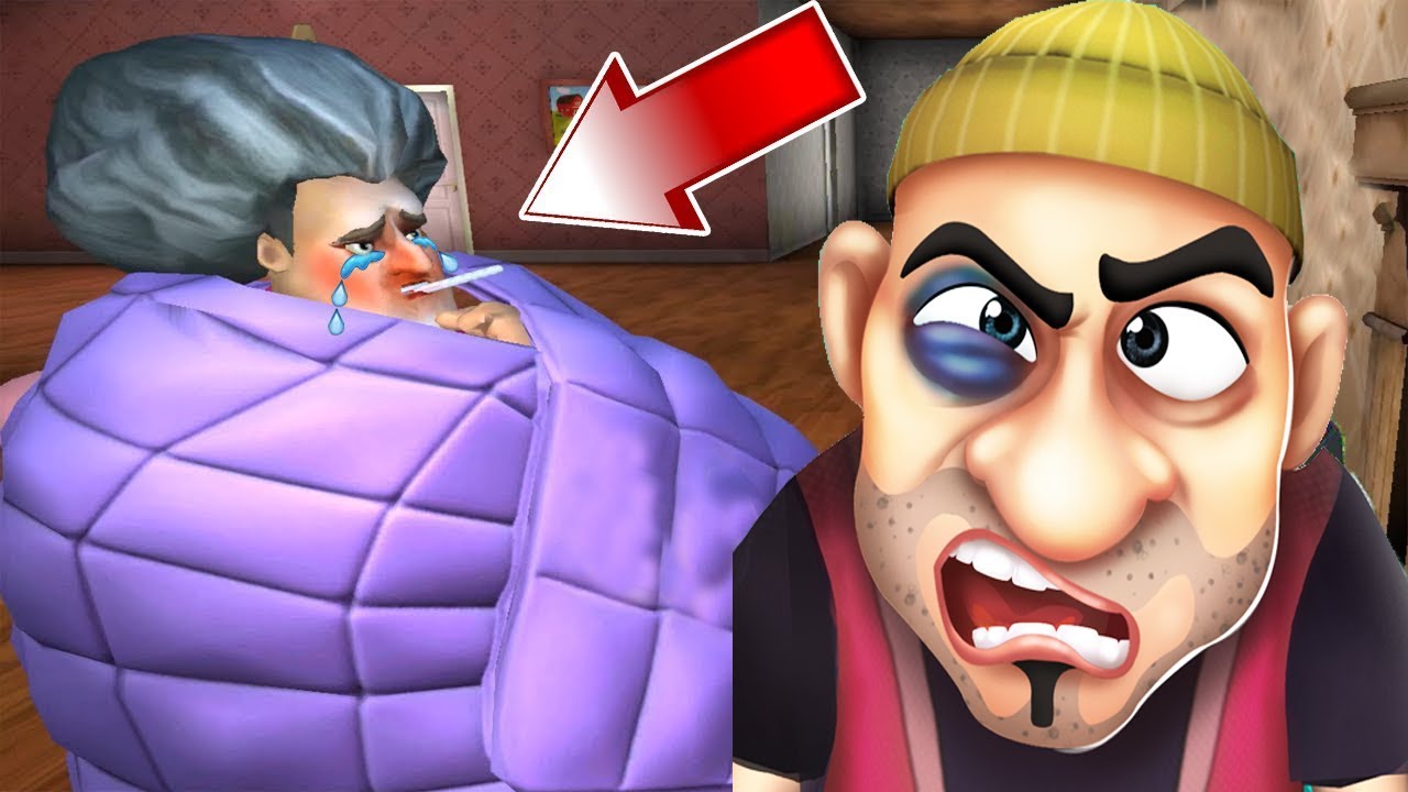 HASTA SCARY TEACHERIN HIRSIZ KUZENLERİ Scary Robber Home Clash Oyunu