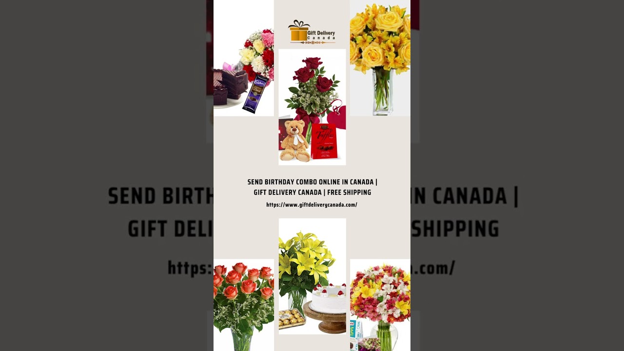 Buy Online Birthday Flowers Bouquet Delivery in Canada | Gift Delivery Canada | Free Shipping