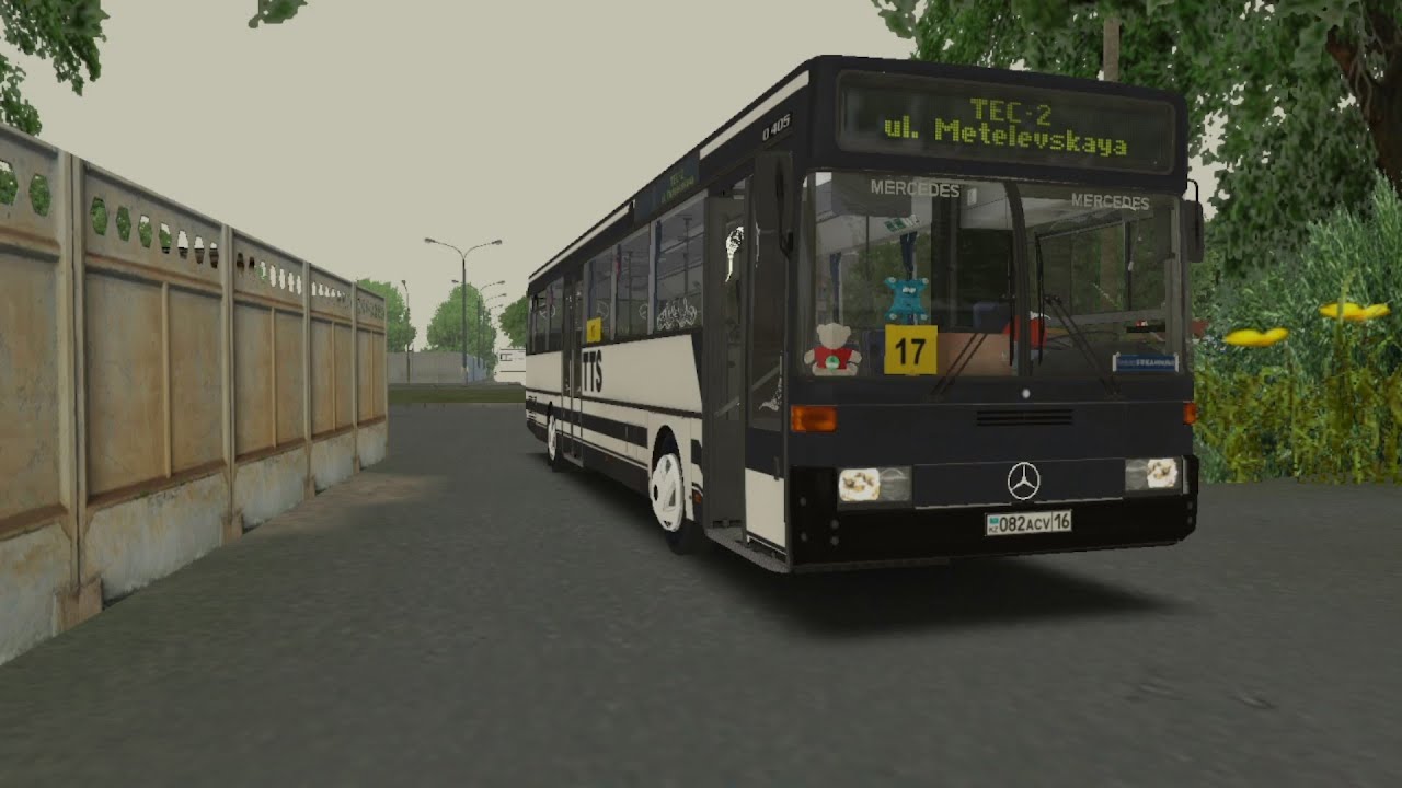 Omsi 2 Чистогорская Область. 082 ACV 16 Mercedes-Benz O405 маршрут 17 + заправился по дороге