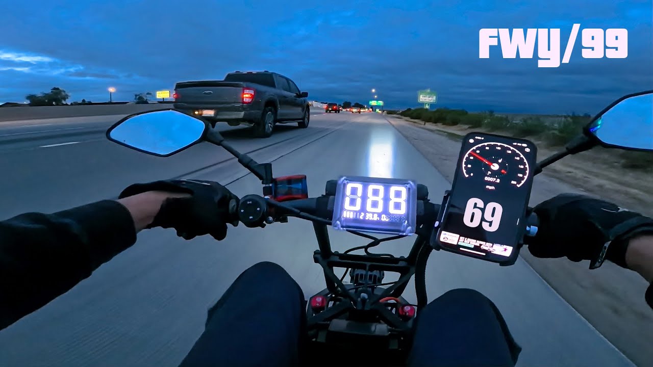 I took my Extreme Bull K6 on the Freeway