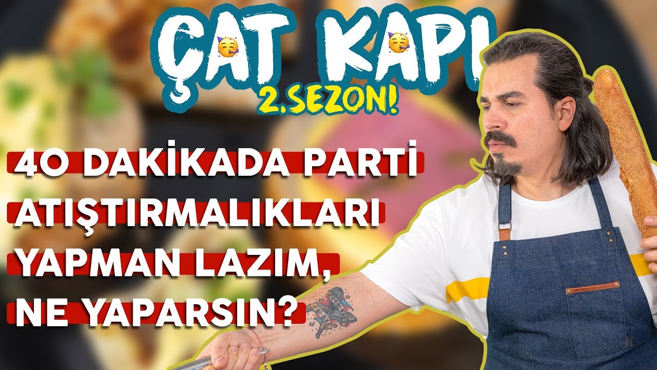 🎉 40 Dakikada 25 Kişilik Parti & Kokteyl Atıştırmalığı Hazırlaman Lazım, Ne Yaparsın? | Çat Kapı B28