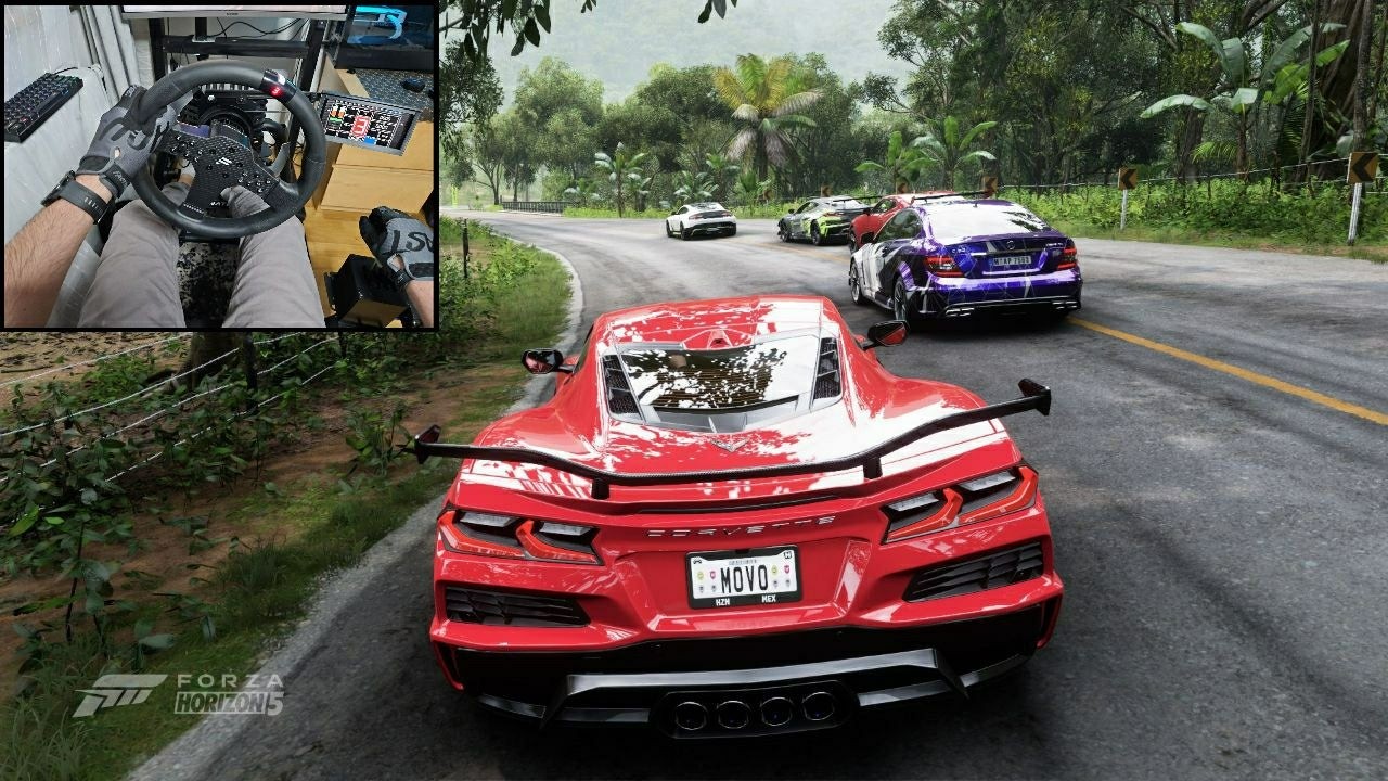 Chevrolet Corvette Z06 vs Hypercars – Insane 4K Racing in Forza Horizon 5 | Fanatec Wheel Gameplay