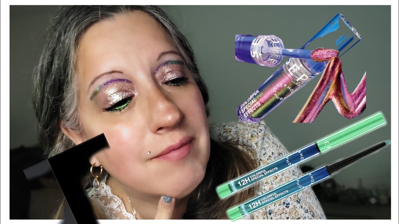  Colorful  special  effects fard paupières  liquide multichrome /Eyeliner rétractable  multichrome 