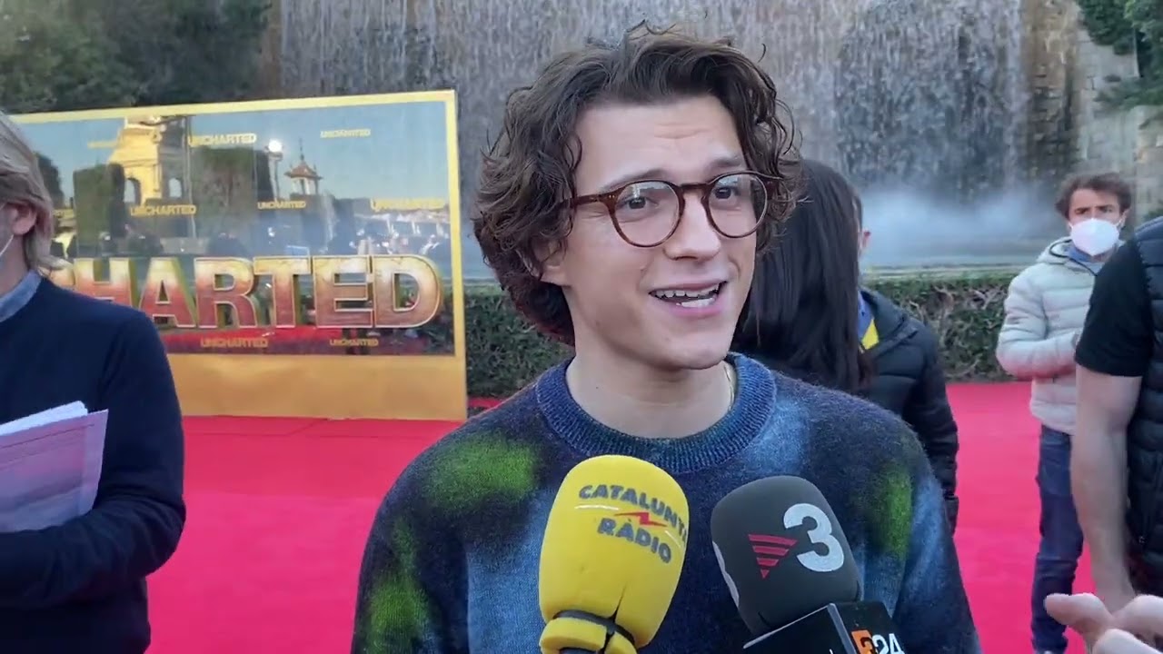 Tom Holland presenta 'Uncharted' a Barcelona