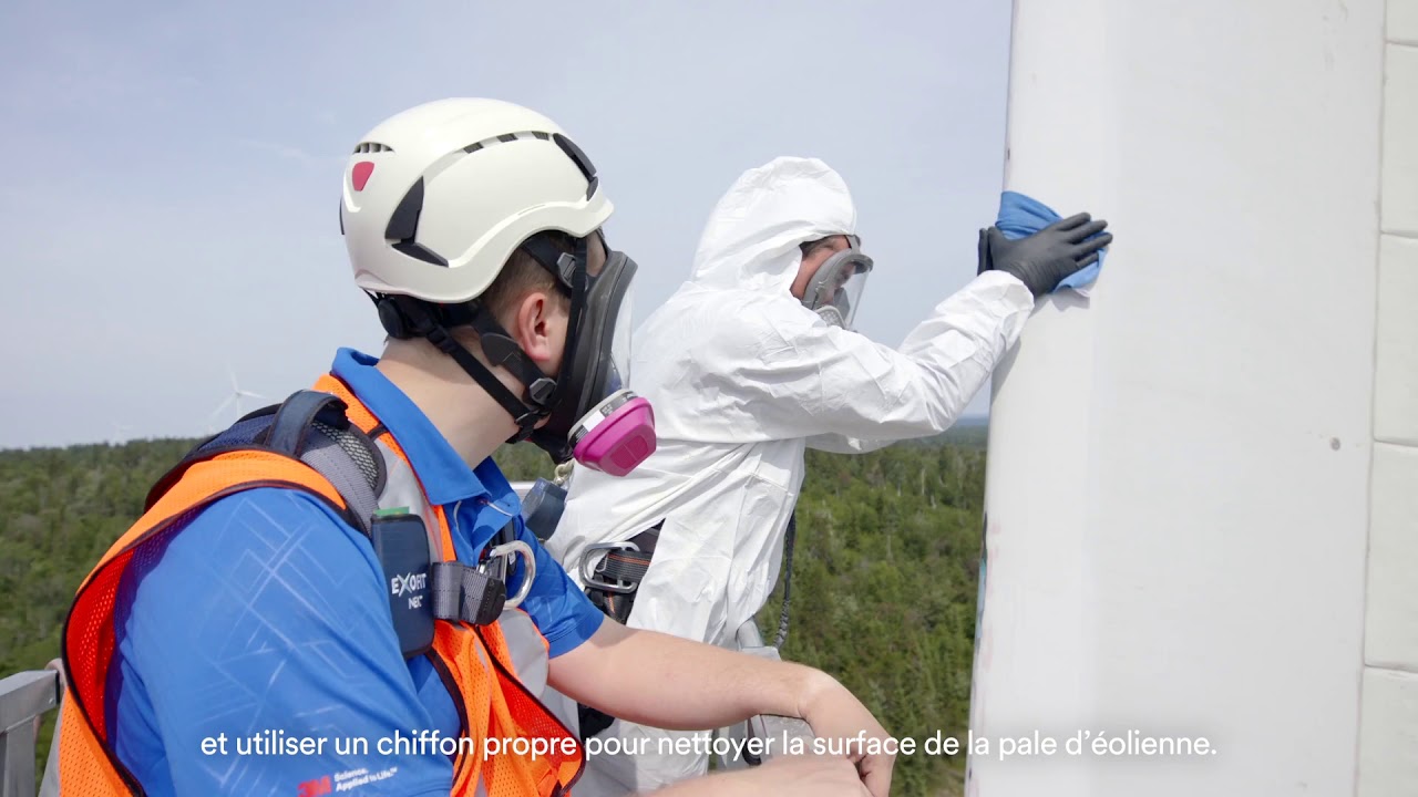 Comment installer: Ruban de protection pour pales d’éolienne 3M