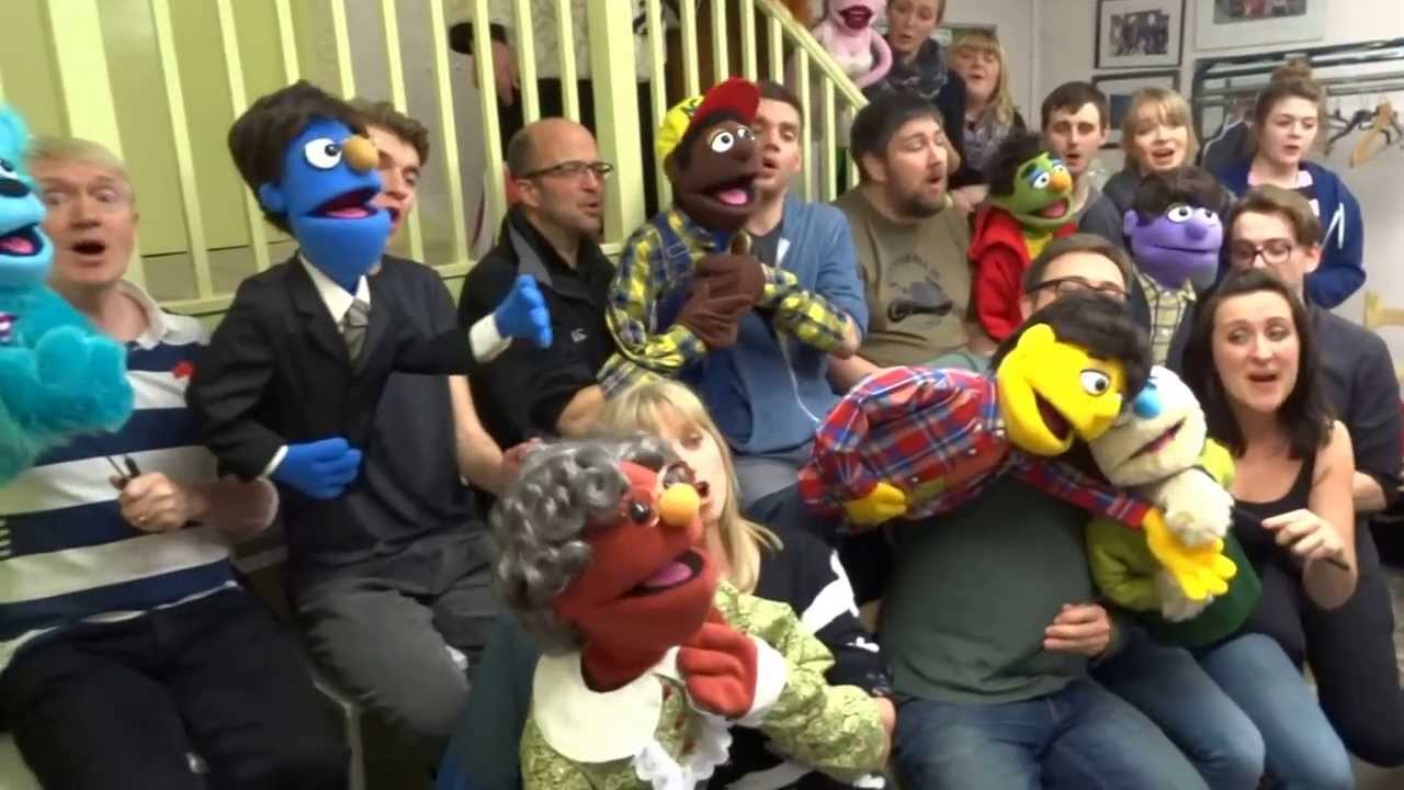 Avenue Q rehearsal of For Now - Bath Light Operatic Group
