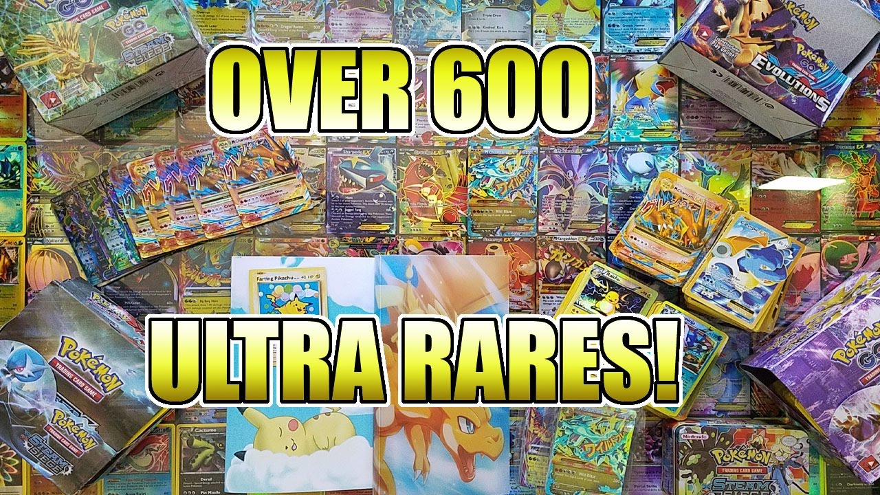 OVER 600 ULTRA RARES! - MY ENTIRE FAKE POKEMON CARD COLLECTION! - POKEMON UNWRAPPED