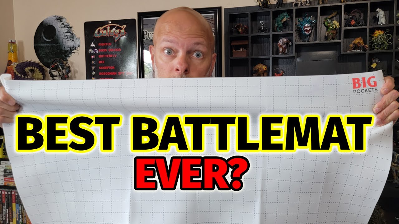 Big Pockets Silicone Battlemat Review - Kickstarter Ending Soon!