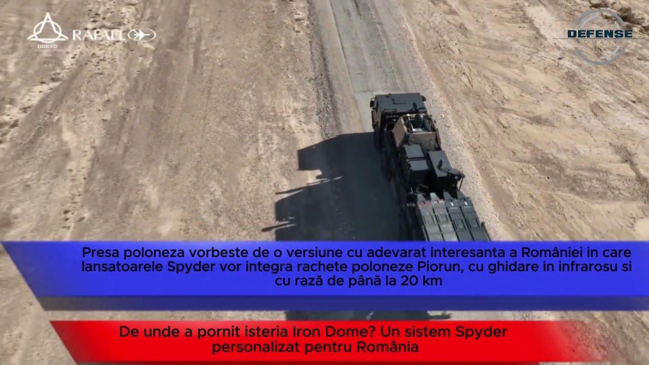 De unde isteria Iron Dome &icirc;n Rom&acirc;nia? Spyder &bdquo;rom&acirc;nesc&rdquo;, o versiune hibrid cu adevărat interesantă