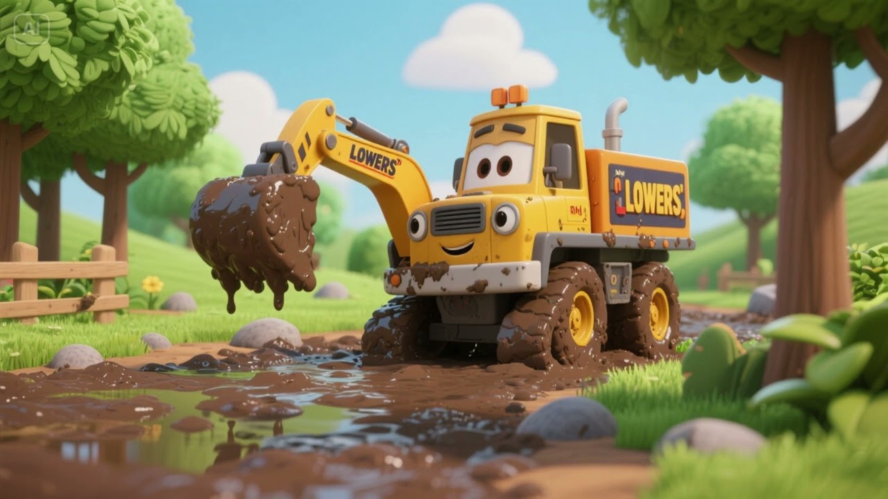 Loader&rsquo;s Muddy Adventure Song | Nursery Rhymes & Kids Songs